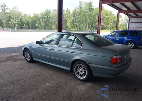 2002 BMW 525Ia из США, поврежденный, VIN WBADT43492GY43345